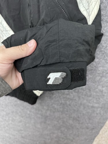 Vintage 90’s Triple F.A.T. Goose Insulated Puffer Jacket Coat XL - Black White - Picture 4 of 18