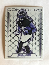 2024 Panini Phoenix Contours Lamar Jackson #CON-LJN Baltimore Ravens 