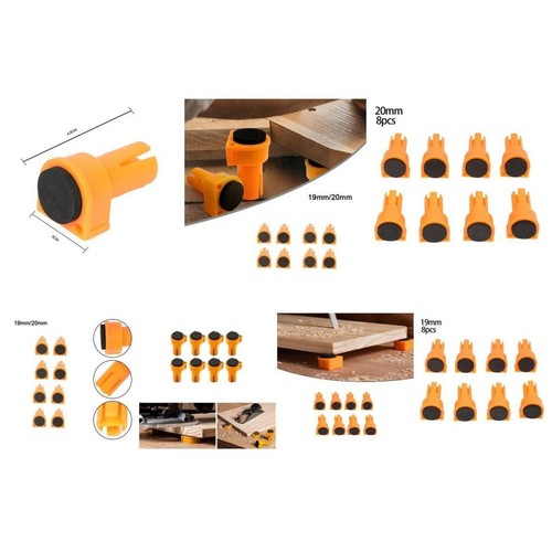 Drill And Press Nylon Bench Dogs Secure Woodworking Projects Square Clamping Pad - Picture 9 of 15
