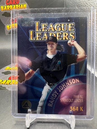 2000 Topps Chrome League Leaders Randy Johnson/Pedro Martinez - Picture 1 of 2