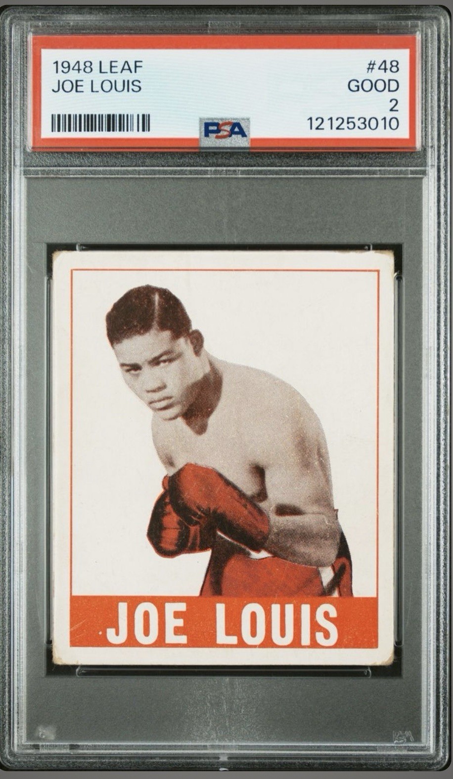 1948 Leaf Boxing Joe Louis #48 - PSA 2 Good - 27 Time Heavyweight Champion