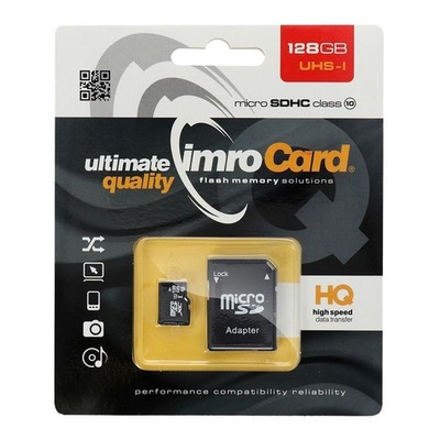 IMRO microSD Speicherkarte 128GB inkl. SD-Adapter Class 10 UHS