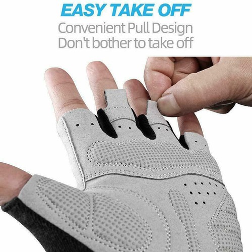 ROCKBROS Guantes de Ciclismo Completo/Medio Dedo Almohadilla de Gel Transpirable Guantes de Bicicleta de Montaña - Imagen 13 de 32