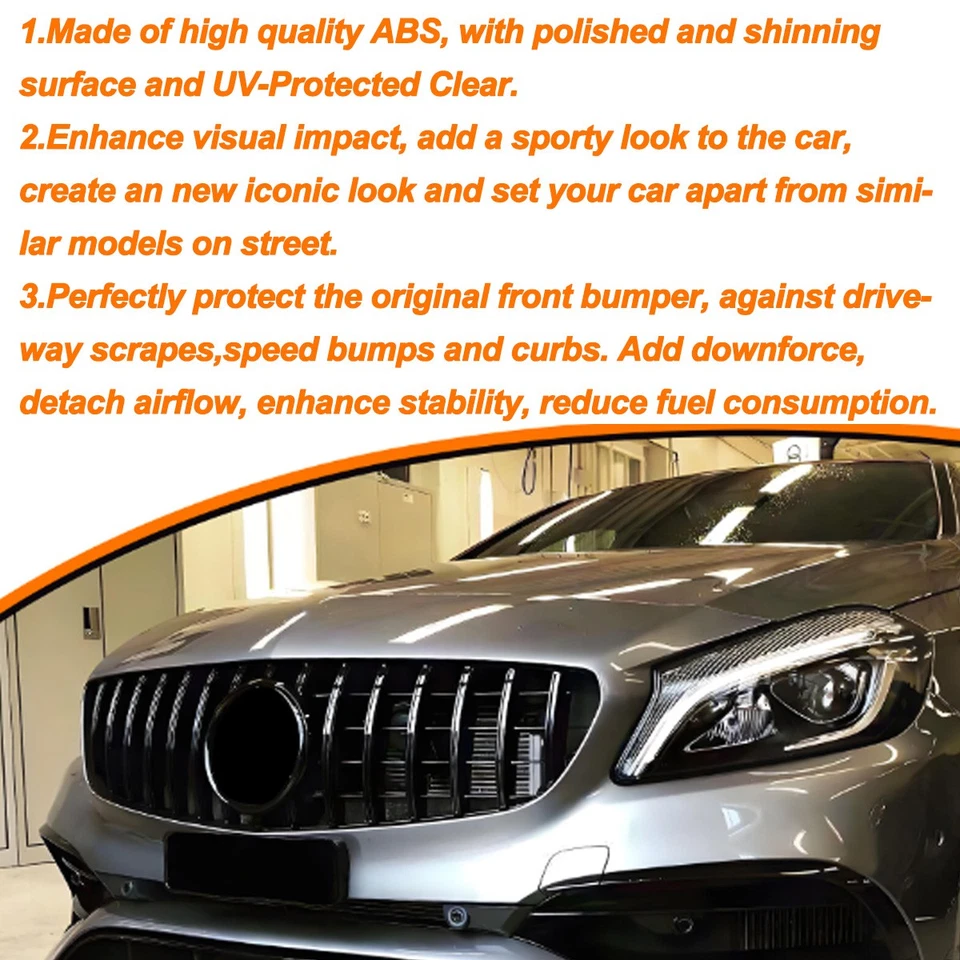 Front Grills For Mercedes Benz W117 2013-2019 CLA180 CLA200 CLA250 CLA45 Grille Foto 2 de 4