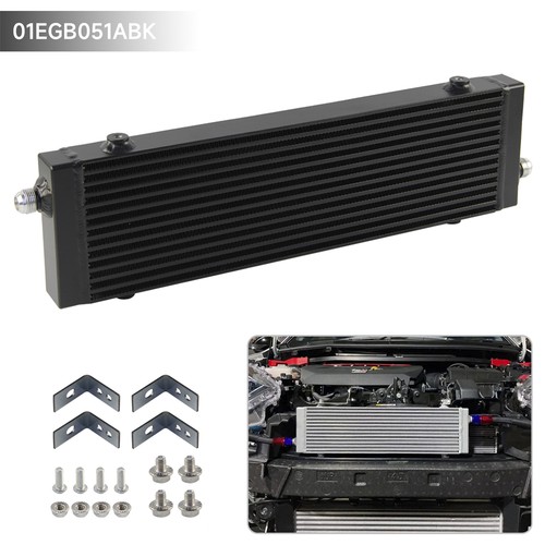 Universal Large Bar and Plate Single Cross Flow Oil Cooler 18.5"x5.5"x1.58" Core - Picture 8 of 12