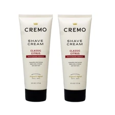 Cremo Original Formula Concentrated Shave Cream Classic, 6 Fl. Oz. - Pack of 2