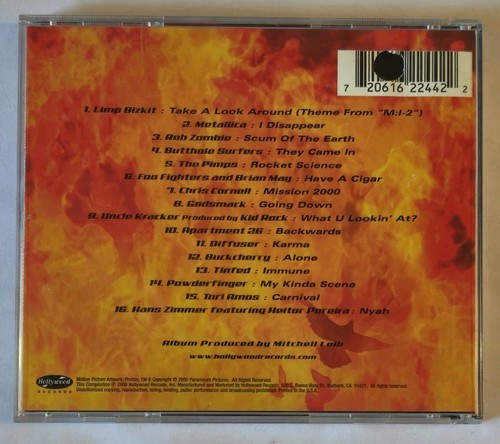 Vintage 2000 Music From And Inspired By M:I-2 Mission Impossible 2 CD - Picture 2 of 9