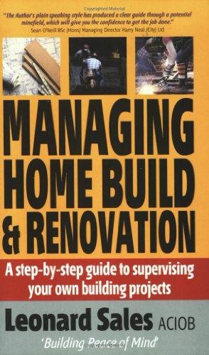 Managing Home Build & Renovation: A Step-by-step Guide to... - Sales, Leonard - Picture 1 of 1