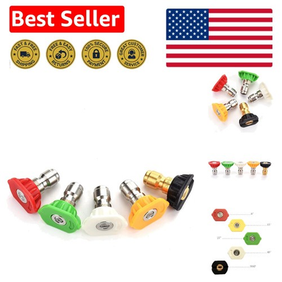 #ad Changeable Angle Pressure Washer Nozzles 5 Pack for Superior Outdoor Cleaning $10.44