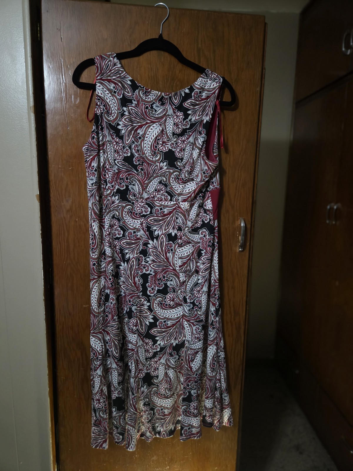 Perceptions NY Women's Red/white Patterned Dress - image 3