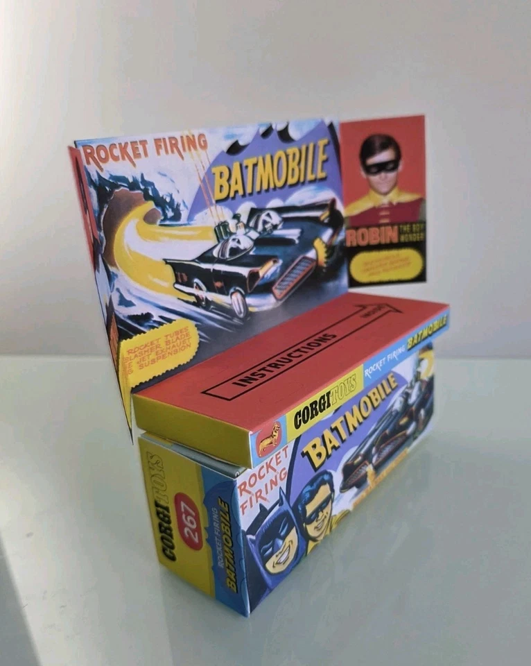 CORGI 267 BATMAN  DISPLAY STAND  ( MODEL CAR NOT INCLUDED) - Image 3 of 4