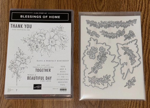 Stampin' Up! Blessings of Home Cling Stempelset & Flowers of Home Stanzformen - ZURÜCKGENOMMEN - Bild 11 von 11