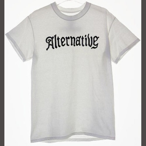 Tenderloin ALTERNATIVE S T-shirt White Black 240821 Size Shoulder Width: Used ee