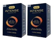 Durex Intense Nitrile Ultra Thin Premium Non-Latex Condoms 24 x 2Pack=48 Condoms