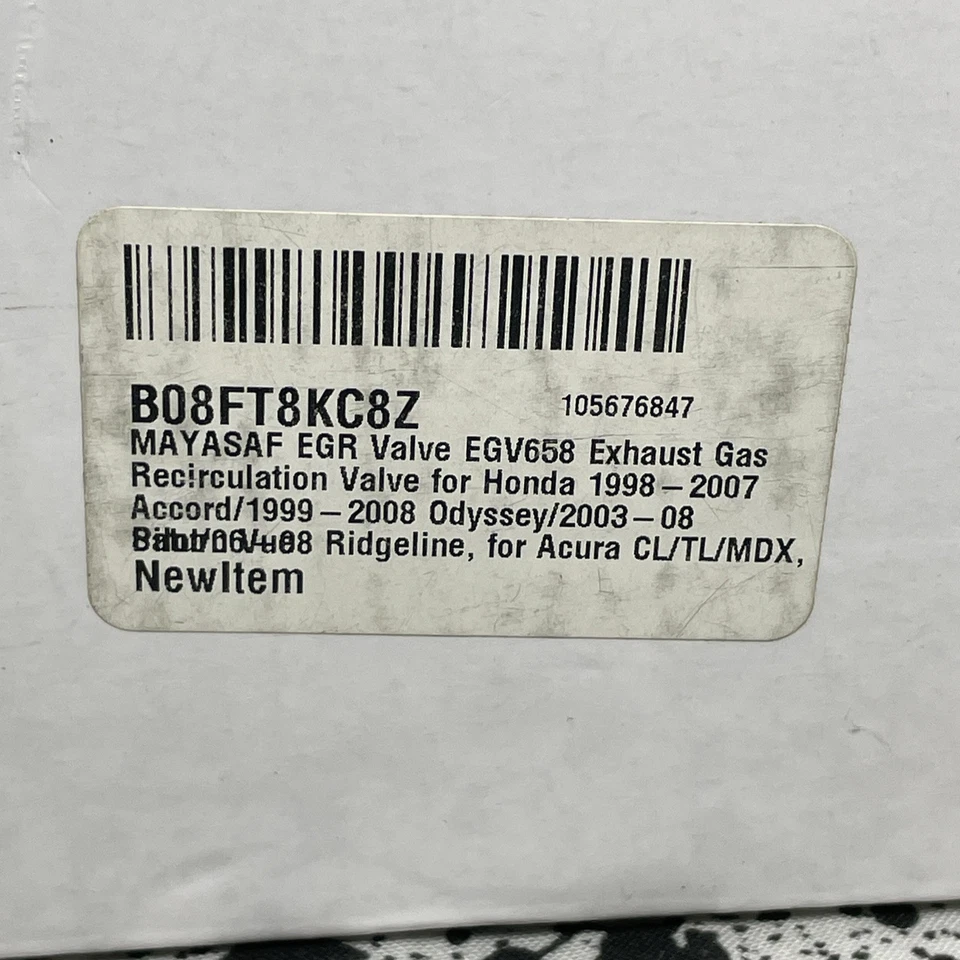 VÁLVULA EGR con junta compatible con: Acura CL MDX RL TL Honda Accord Odyssey Pilot Ridgeline  Foto 4 de 4