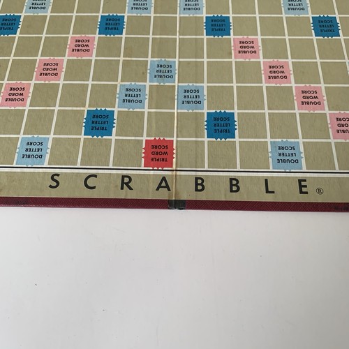 Vintage Selchow & Righter Co Scrabble Letter Folding Board Only - Picture 2 of 9