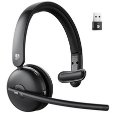 Wireless Headset with Mic for Work, Bluetooth Headset with Mic, AI Noise Canc...