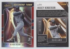 2021 Panini Absolute Extreme Team Spectrum Red /99 Rickey Henderson #ET-8 HOF