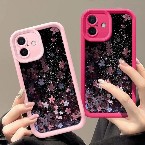 Flower Shockproof Case For iPhone 16 15 Pro Max 16e 14 13 12 11 Patterned Cover - Picture 6 of 21