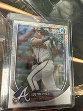 AUSTIN RILEY - 2025 BOWMAN CHROME MOJO REFRACTOR CARD #25 ATLANTA BRAVES