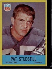 1967 Philadelphia Football Set Break #70 Pat Studstill, Ex
