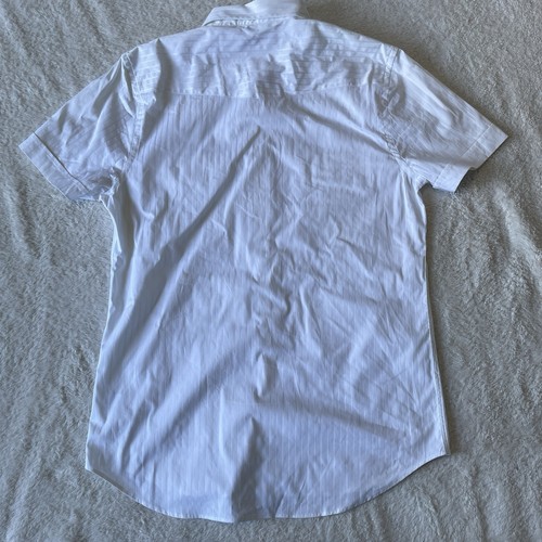 Express Mens Western Shirt Medium | NWT | Nightclub | Stretch, Short Sleeve - Picture 4 of 15