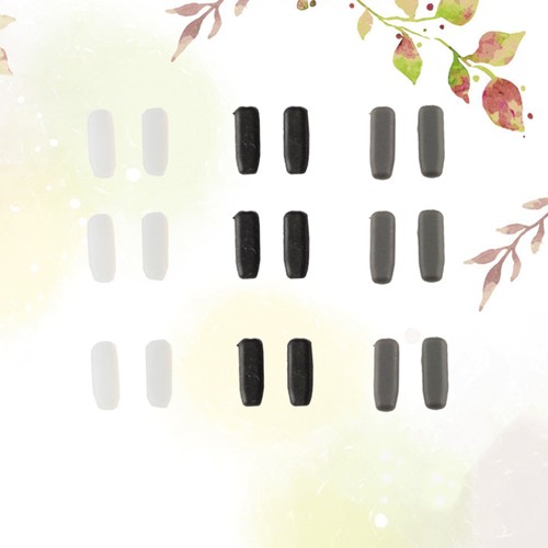 9 Pairs Silicone Eyeglass Cushion Nose Support for Glasses Guard - Bild 1 von 11