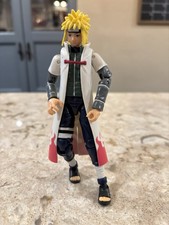 Bandai Anime Heroes Namikaze Minato Action Figure Yellow Flash Naruto Toy