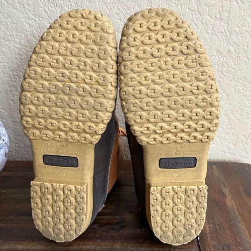 Vintage L.L.Bean Damen Bean Stiefel 8,5 Hergestellt in Maine Leder Gummi Wasserdicht - Bild 6 von 9