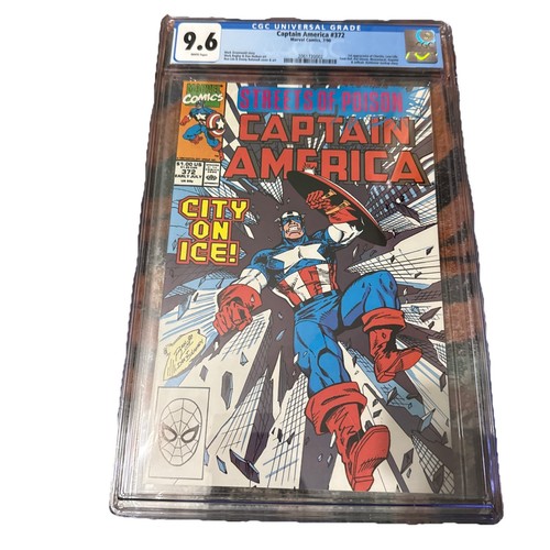 CGC 9.6 CAPTAIN AMERICA #372 MARVEL Comics - Picture 3 of 7