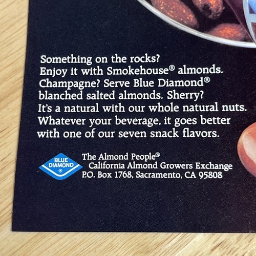 Vintage 1981 Blue Diamond Brand Almonds Print Ad - Picture 3 of 8