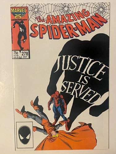 The Amazing Spider-Man #278 (1986) Death Of Wraith NM