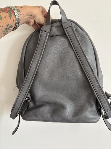 Michael Kors Rucksack Damen echt grau Leder mit Logo - Bild 5 von 5