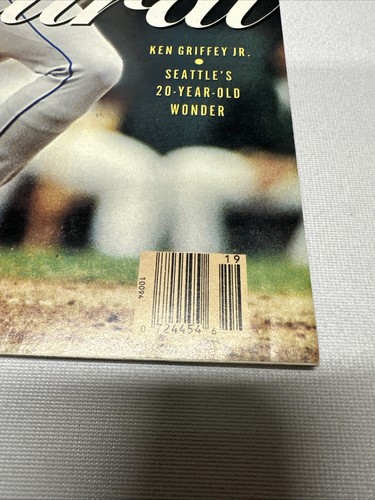Sports Illustrated - 7 de mayo de 1990 Ken Griffey Jr. "The Natural" Seattle Mariners - Imagen 4 de 8