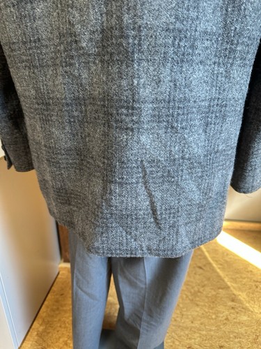 Mommers Sakko/Grau kariert/Gr.52 (XL)/Wolle/Zeitlos/Komfort/Schick - Bild 9 von 13