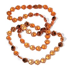 Anderson's Orange Paw Beads, 33 Inches, Set of 12, Fan 33 inches,