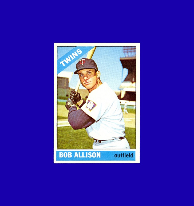 1966 Topps Bob Allison #345 - Minnesota Twins - Mint