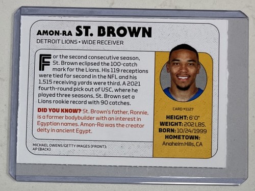 Amron Ra St Brown Rare 2024 Sports Illustrated SI For Kids Detroit Lions NFL - Bild 2 von 2
