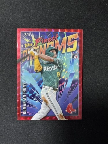 2026 Topps Finest Roman Anthony Red Geometric (RAW)