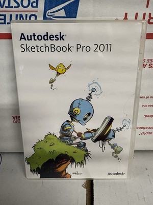 Autodesk Sketchbook Pro 2011 Digital Drawing Painting Software Disc w/Key Serial
