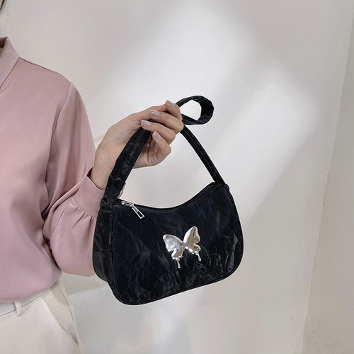 Stylish Pink Bow Handbag For Women Trendy Fashionable Casual Shoulder Bag - Picture 9 of 12