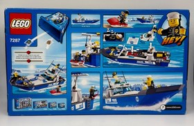 LEGO CITY 7287 - Police Boat - NIB/Great Condition- Light Wear