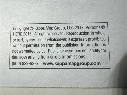 New Castle County Delaware Street Atlas 2017 Kappa ADC Guide Wilmington DE Map - Imagen 4 de 16