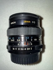 Kiron 28mm f/2 Wide Angle Manual Prime Lens For Pentax K Mount Camera W/filter