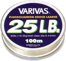 MORRIS shock leader VARIVAS fluorocarbon 30m 18 No. 60lb Natural F/S w/Tracking#