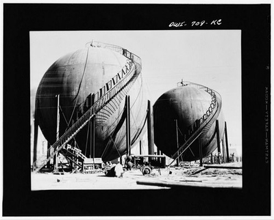 #ad #ad Photo:Borger Texas. High pressure storage tanks at the Phillips refinery $12.99