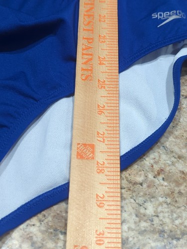 Speedo Damen Badeanzug Gr. 18 Einteiler Hydro BH geraffte Vorderseite royalblau - Bild 9 von 11