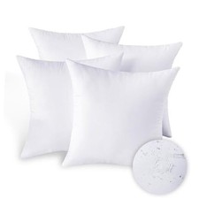 20x20 Outdoor Pillow Inserts   Set of 4, Waterproof Square 20x20 Inches Pack 4