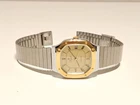 VINTAGE LUXURY ELEGANT OCTAGON 34mm TEO TONE SWISS MEN"S  QUARTZ  WATCH "ROYAL"