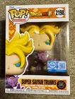Funko Pop Dragon Ball Super Saiyan Trunks Vinyl Figure Chase GITD 2198 Exclusive